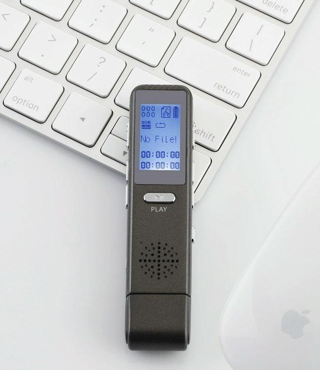 dictaphone sur un clavier